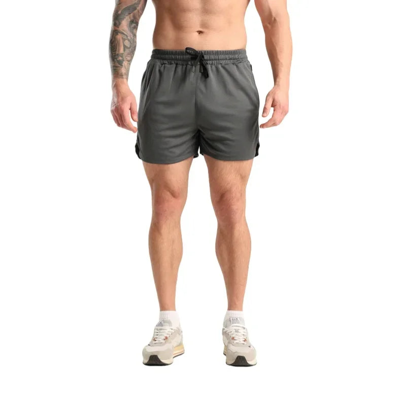 Men’s Quick Dry Gym Shorts with Pockets – Breathable Running & Training Fitness Shorts