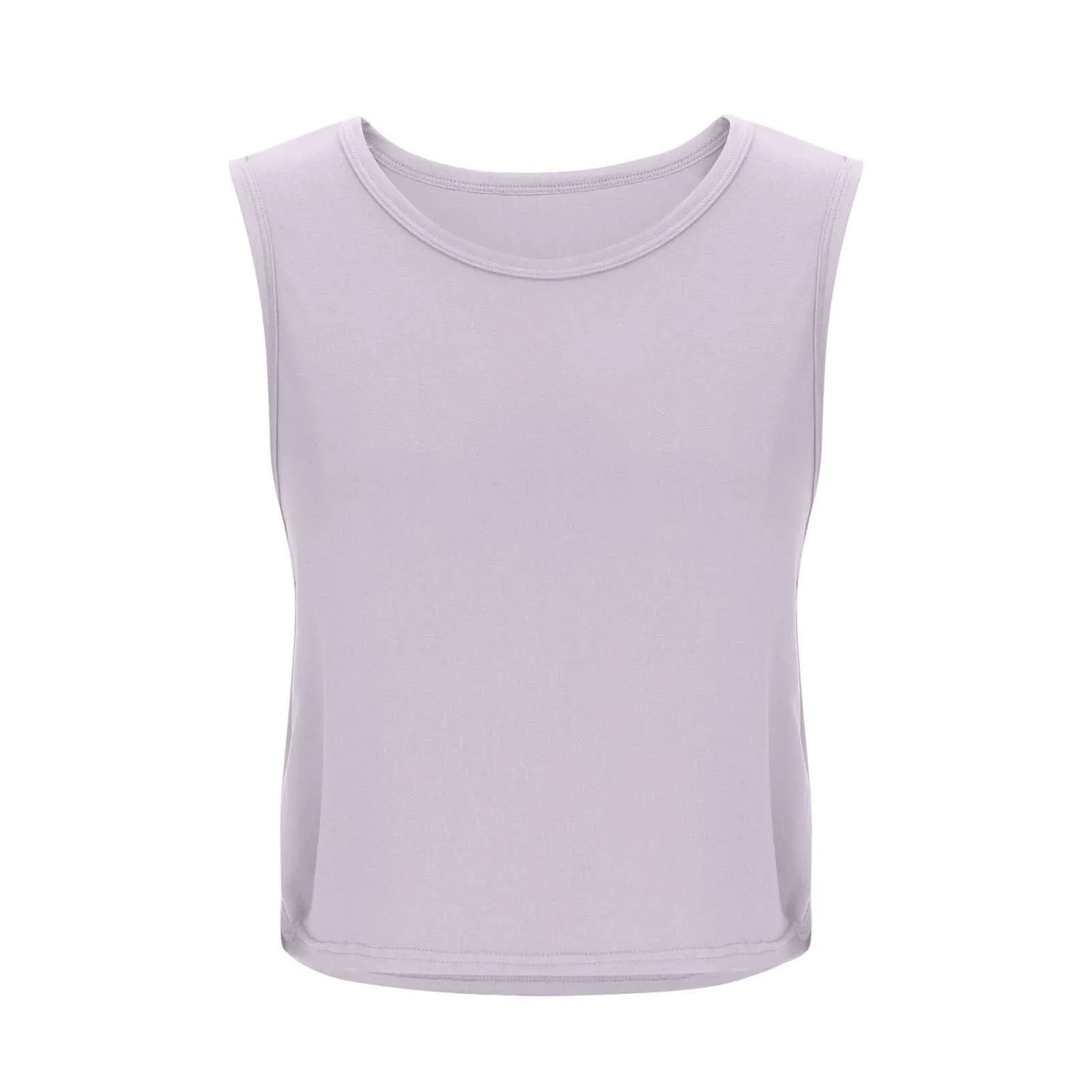 Women’s Sleeveless Breathable Workout Tank Top – Lightweight Yoga & Gym Crop Vest