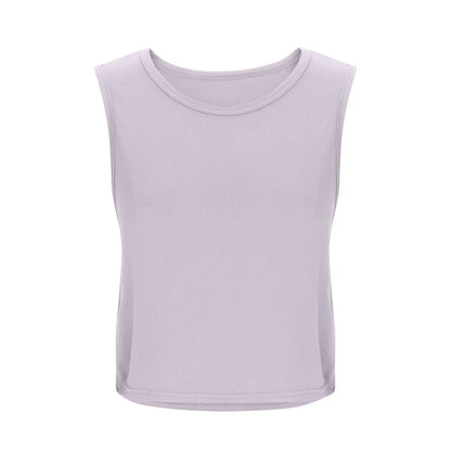 Women’s Sleeveless Breathable Workout Tank Top – Lightweight Yoga & Gym Crop Vest