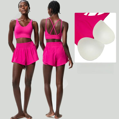 Women’s High Performance Sportswear Set – Tennis & Fitness Clothing