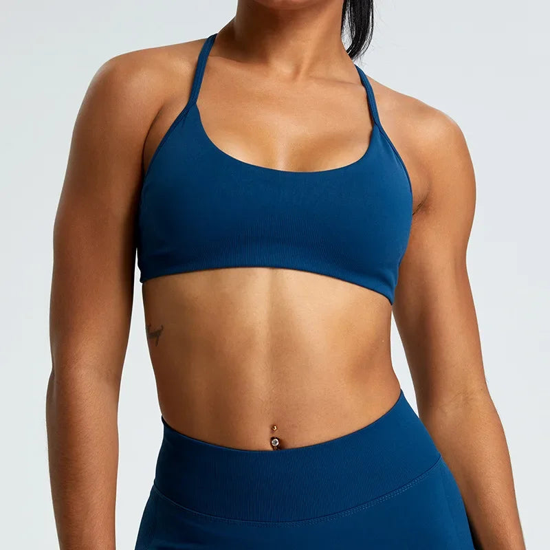 High Support Sports Bra for Women | Push-Up Gym & Workout Crop Top