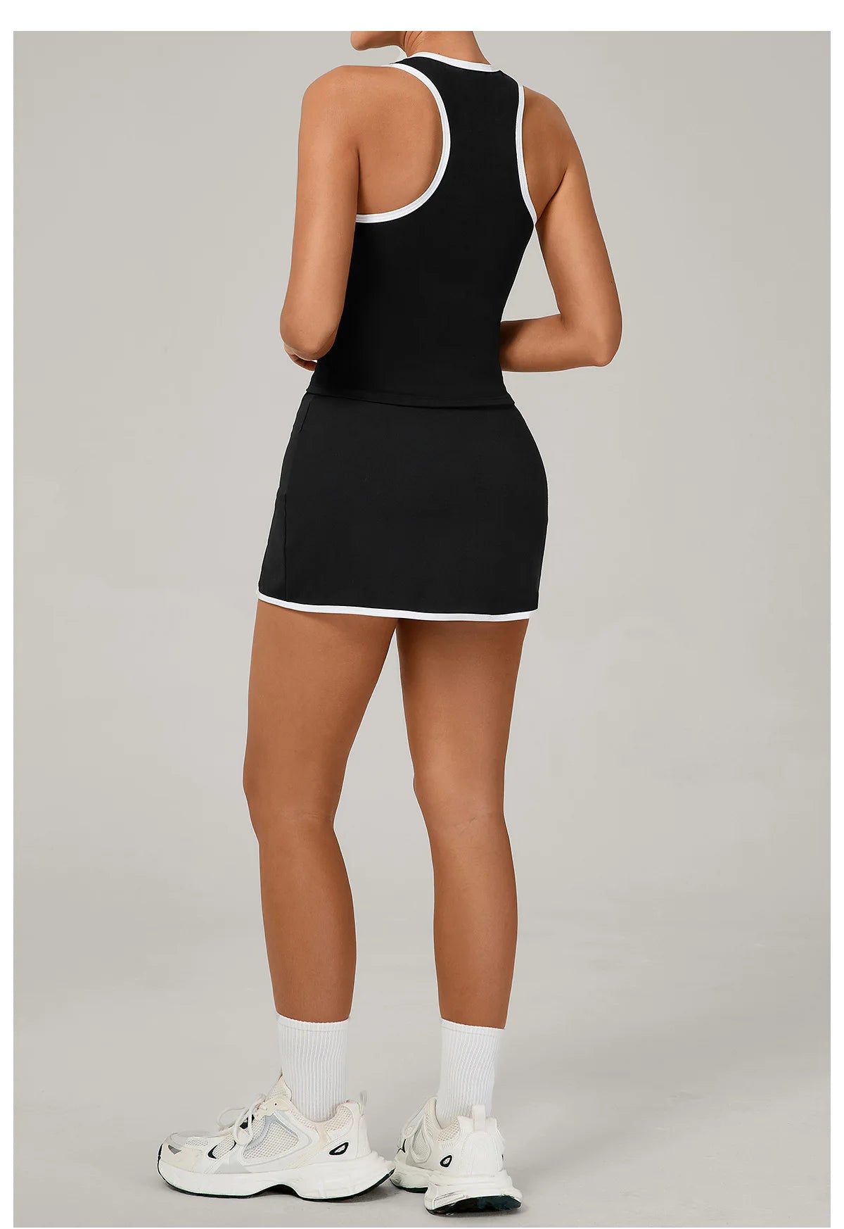 Women’s Athletic Skirt Set – Breathable Quick-Dry Tennis, Yoga & Running Outfit