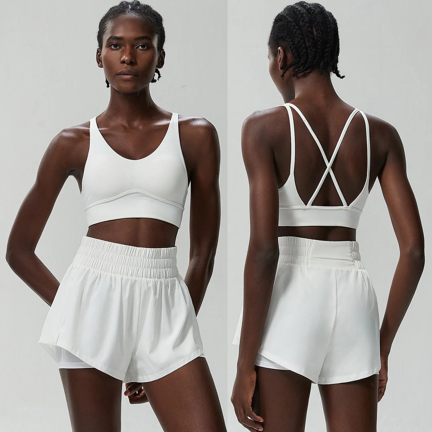 Women’s High Performance Sportswear Set – Tennis & Fitness Clothing