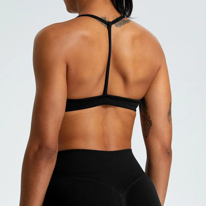 High Support Sports Bra for Women | Push-Up Gym & Workout Crop Top