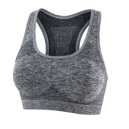 Women’s Push-Up Sports Bra – Breathable High Support Gym & Yoga Top