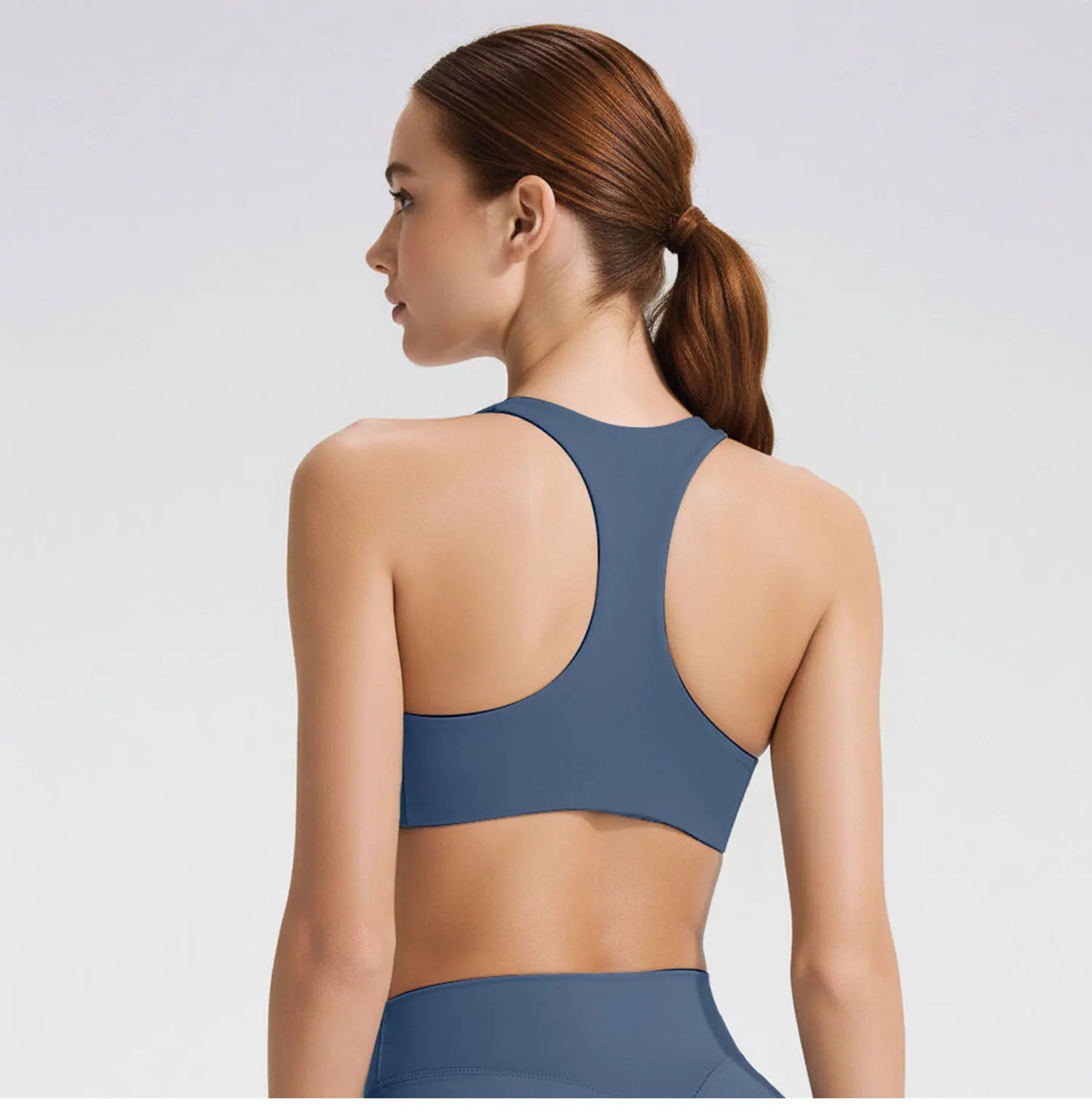 SoftMotion Y-Back Sports Bra – High Support Workout Top