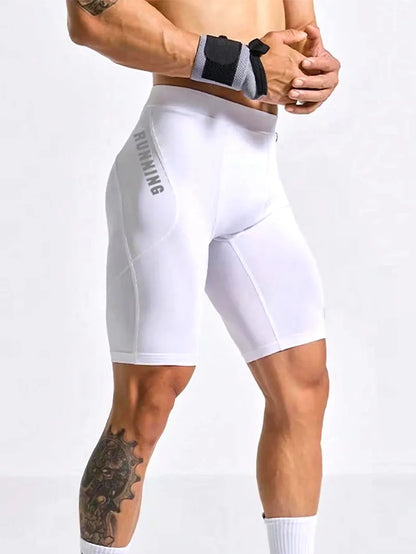 Men’s Compression Gym Shorts & Running Leggings – Quick-Dry Athletic Training Tights