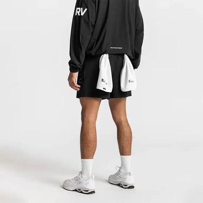 Men’s Performance Basketball Shorts – Quick-Dry Mesh Workout Shorts with Multi Pockets