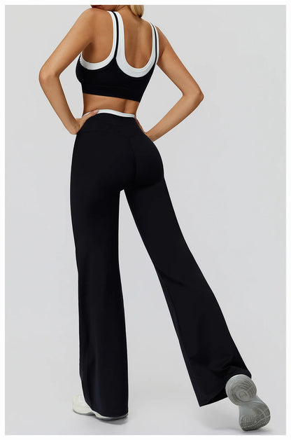 Women’s High-Waisted Flared Yoga Pants | Bootcut Bell-Bottom Activewear