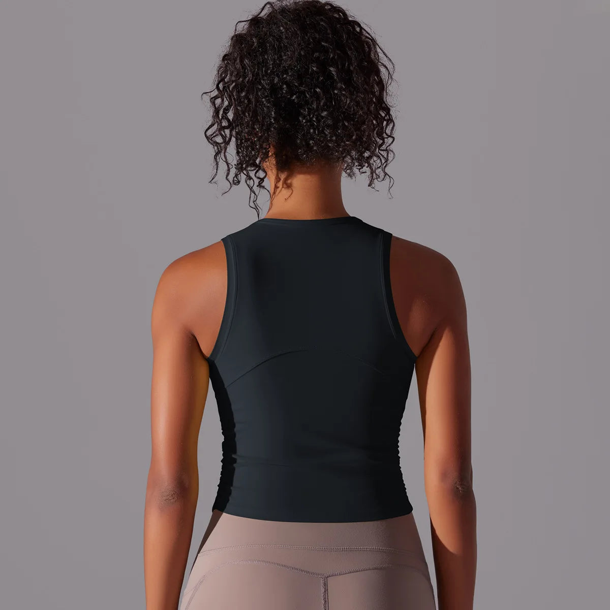 Women’s Sleeveless Gym Top – Slim Fit Quick-Dry Breathable Workout Vest