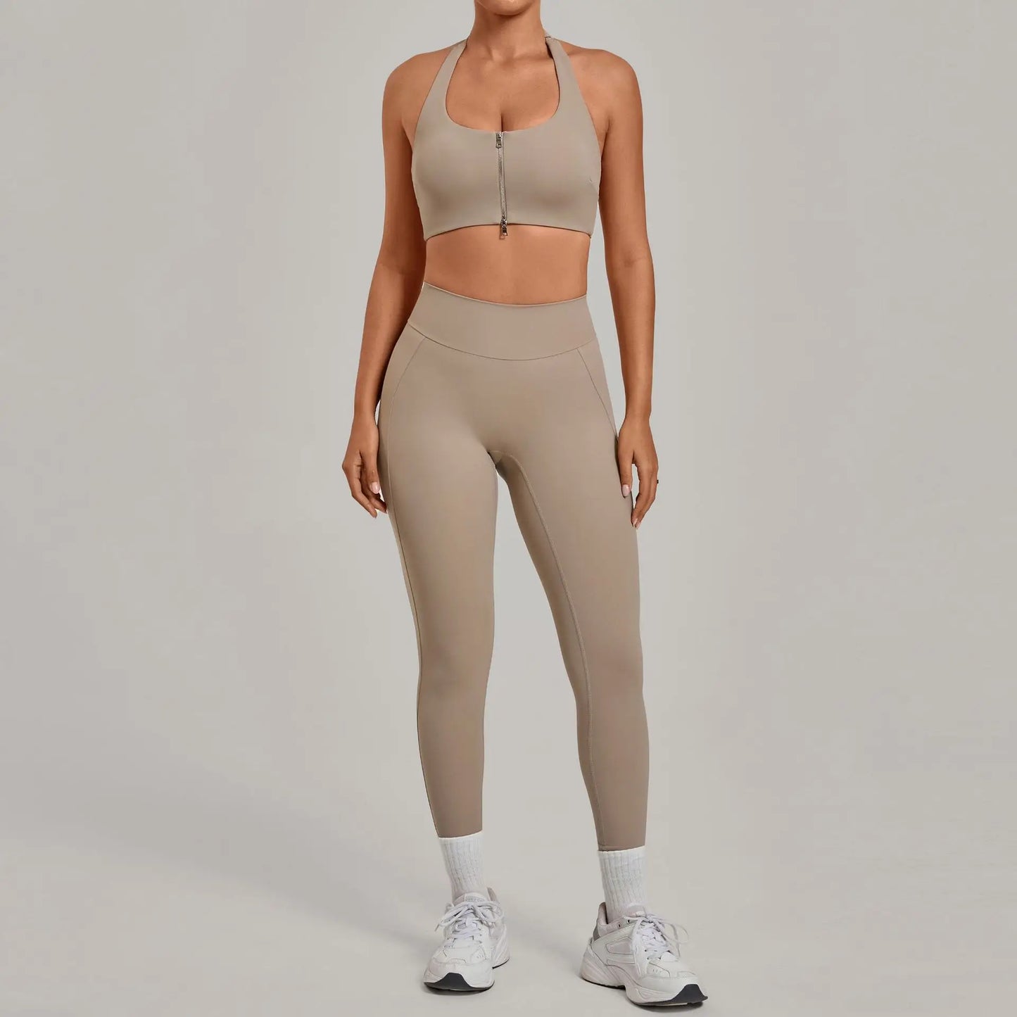 Women’s Push-Up Sports Bra & Leggings Set – High Waist Gym & Yoga Workout Outfit