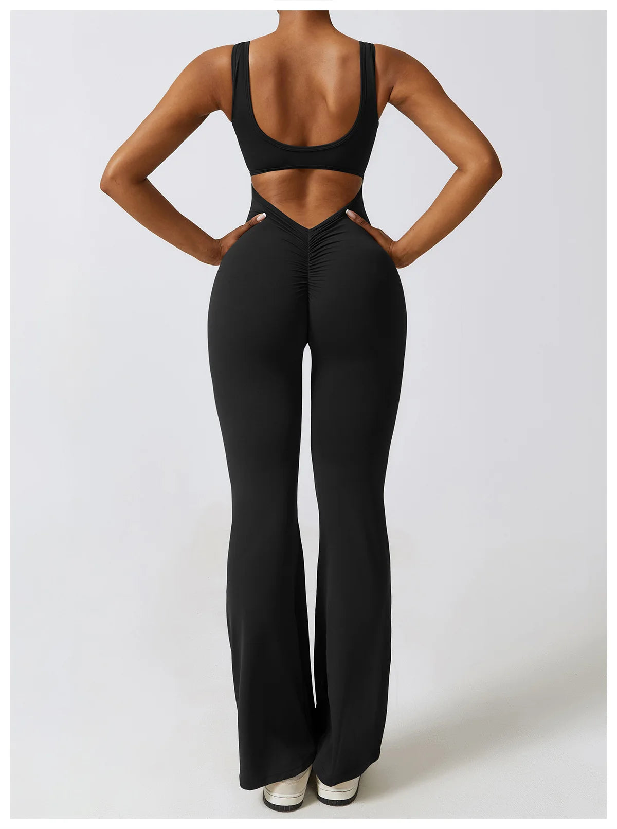 Women’s Seamless Fitness Jumpsuit – Stretch One-Piece Gym & Yoga Suit