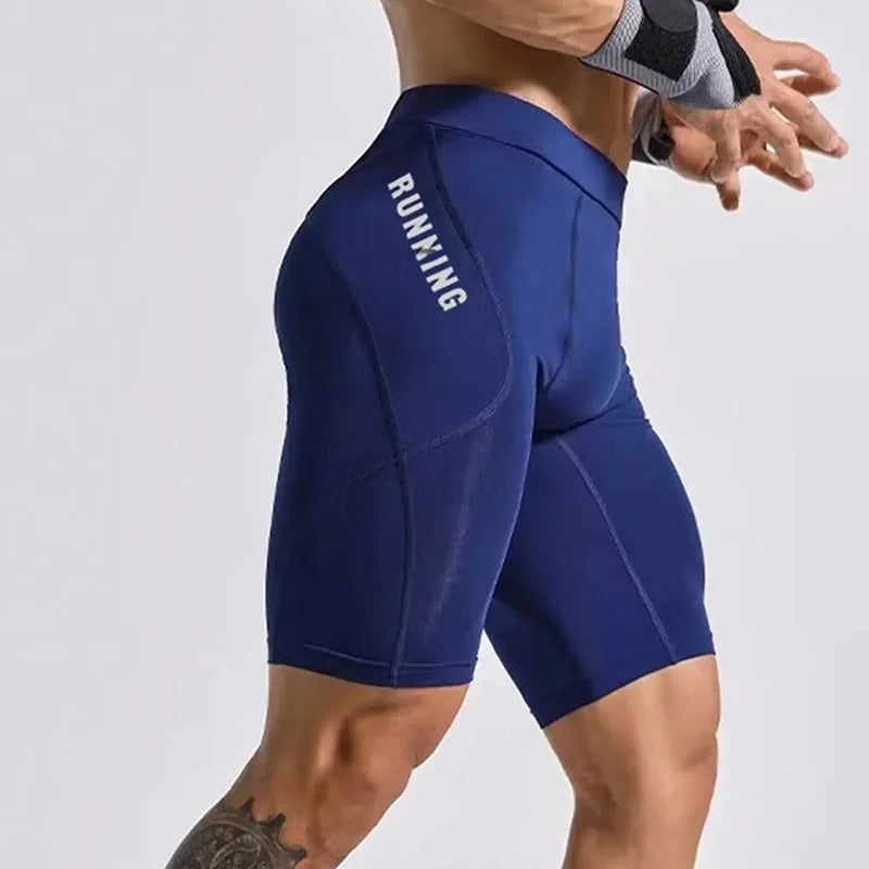 Men’s Compression Gym Shorts & Running Leggings – Quick-Dry Athletic Training Tights