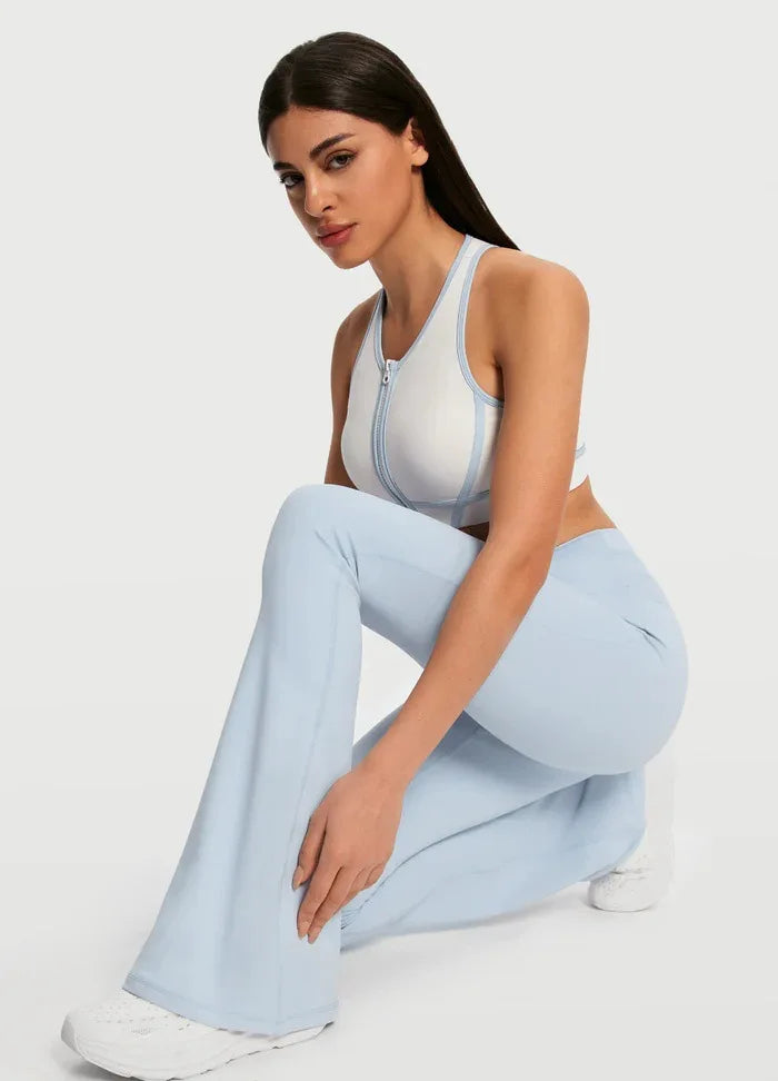 Women's Nude Feel 2-Piece Gym Set – Beauty Back Sportswear for Running & Training
