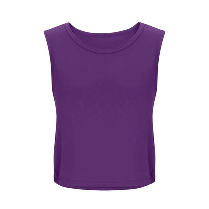 Women’s Sleeveless Breathable Workout Tank Top – Lightweight Yoga & Gym Crop Vest