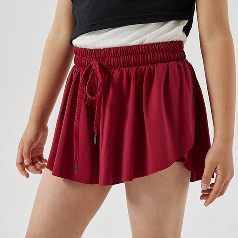 2-in-1 Flowy Skort for Women | Gym, Running, Yoga & Tennis Shorts