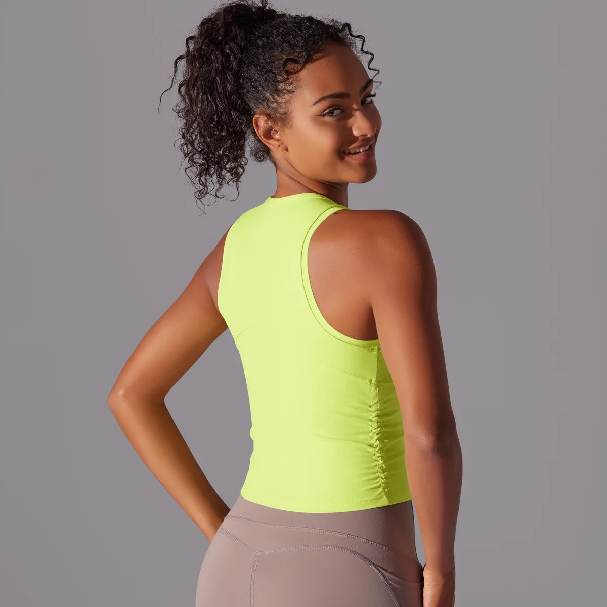 Women’s Sleeveless Gym Top – Slim Fit Quick-Dry Breathable Workout Vest