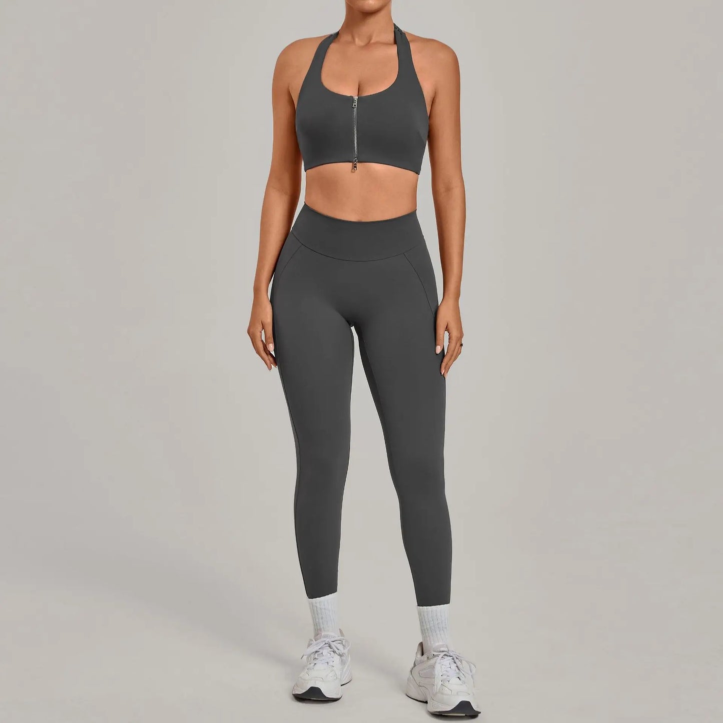 Women’s Push-Up Sports Bra & Leggings Set – High Waist Gym & Yoga Workout Outfit