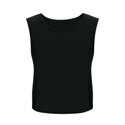 Women’s Sleeveless Breathable Workout Tank Top – Lightweight Yoga & Gym Crop Vest