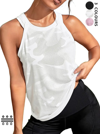 Women's Super Soft Sport Tank Tops for Women Moisture-Wicking Quick-Dry Breathable Mesh Design for Athletic Running Tennis Yog