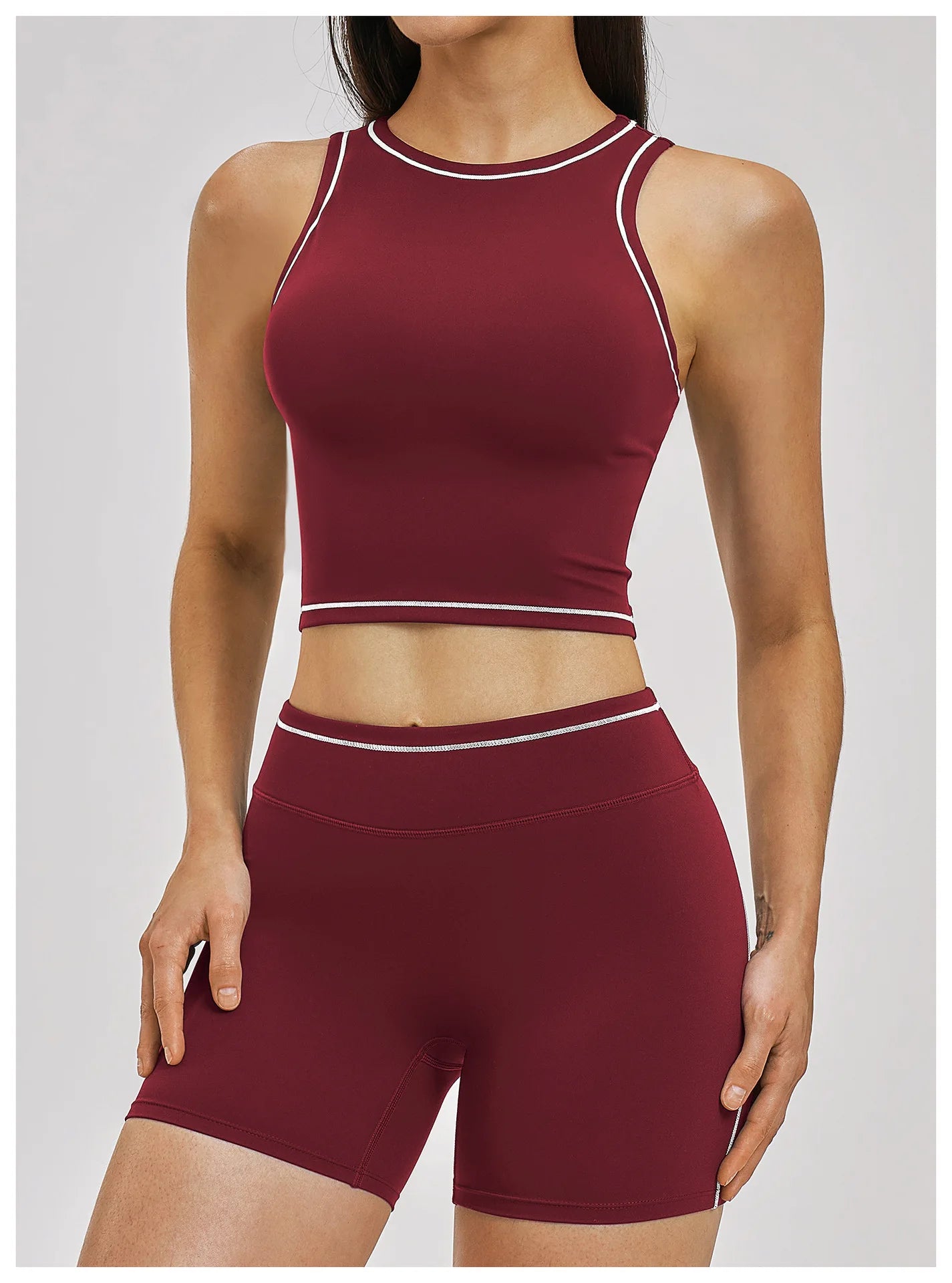 Women’s High Support Push-Up Sports Bra – Quick-Dry Workout Yoga Gym Tank