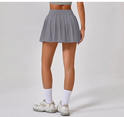 Women’s Athletic Skort – High Waist Slim Fit Golf, Tennis & Workout Skirt