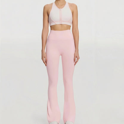 Women's Nude Feel 2-Piece Gym Set – Beauty Back Sportswear for Running & Training
