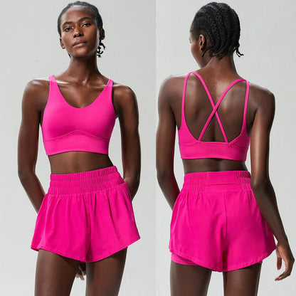 Women’s High Performance Sportswear Set – Tennis & Fitness Clothing