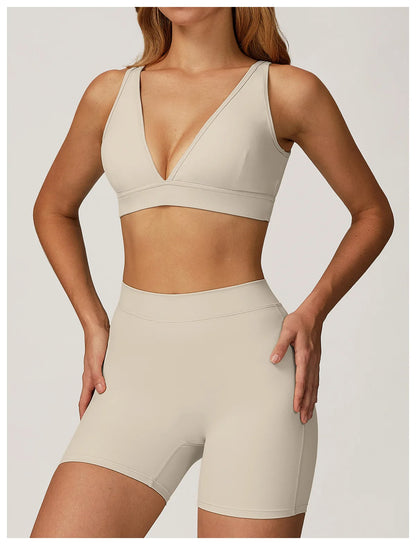 Women’s Push-Up Sports Bra – Breathable Gym & Yoga Top for Running & Training