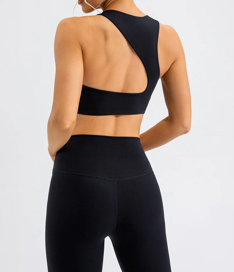 Women’s SculptFit One-Piece Sports Bra – Quick-Dry Gym & Running Vest