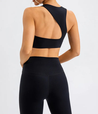 Women’s SculptFit One-Piece Sports Bra – Quick-Dry Gym & Running Vest