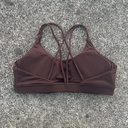 Women’s High Support Cross-Back Sports Bra – Soft Padded Gym & Yoga Top