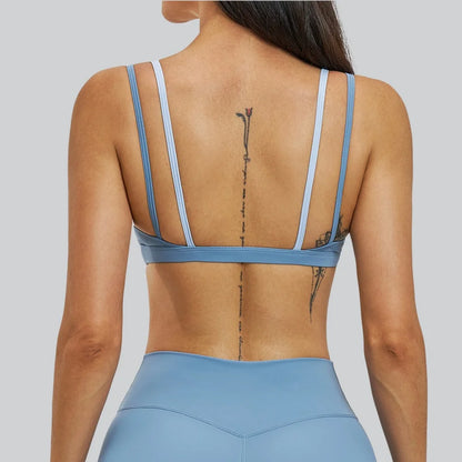 Women’s Shockproof Sports Bra – Breathable Running & Training Top