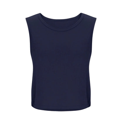 Women’s Sleeveless Breathable Workout Tank Top – Lightweight Yoga & Gym Crop Vest
