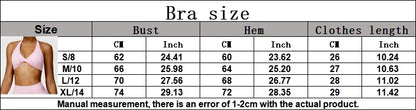 SculptFit Halter Sports Bra – Open Back Push-Up Gym Top