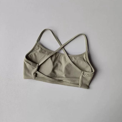 Women’s Cross Back Sports Bra – Shockproof, Breathable Gym & Yoga Activewear