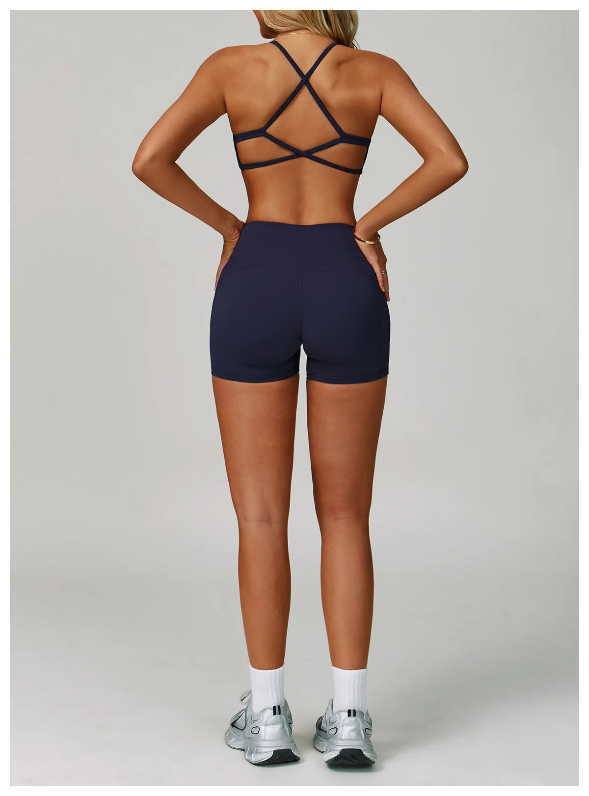 Yoga Set Women's Sportswear Yoga Suit Sports Top High Waist Leggings Two Piece Workout Clothes Fitness Gym Sets Athletic Wear