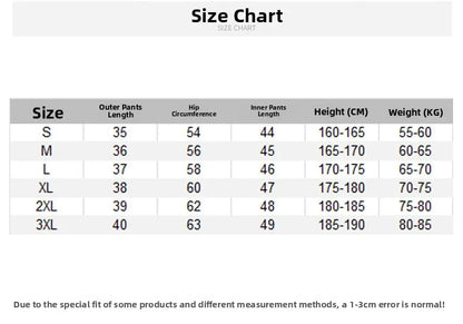 Men’s Double Layer Running Shorts – Loose Fit Quick-Dry Fitness & Training Pants