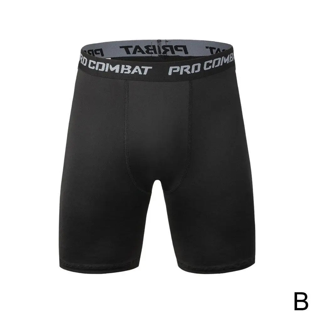 Men’s 2-in-1 Gym Shorts with Compression Tights – Bodybuilding Workout Training Shorts