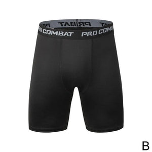 Men’s 2-in-1 Gym Shorts with Compression Tights – Bodybuilding Workout Training Shorts