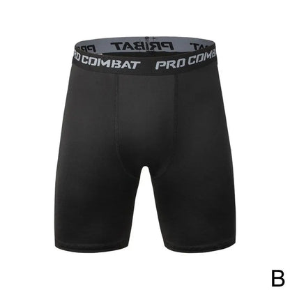 Men’s 2-in-1 Gym Shorts with Compression Tights – Bodybuilding Workout Training Shorts