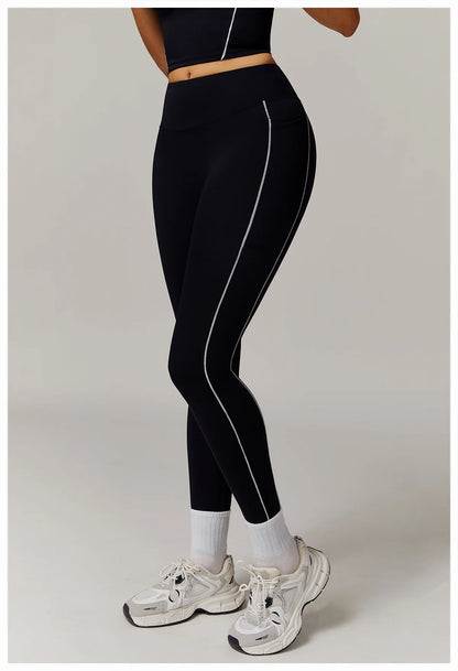 Women’s High-Waist Booty Lift Gym Leggings – Sculpting Push-Up Workout Tights