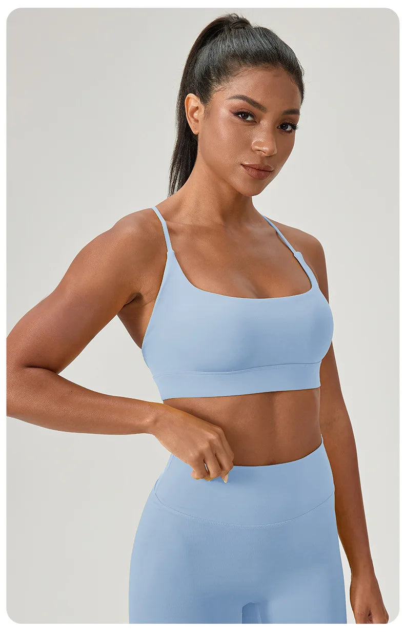 Seamless Sports Bra for Women | Stretchy Breathable Gym Crop Top
