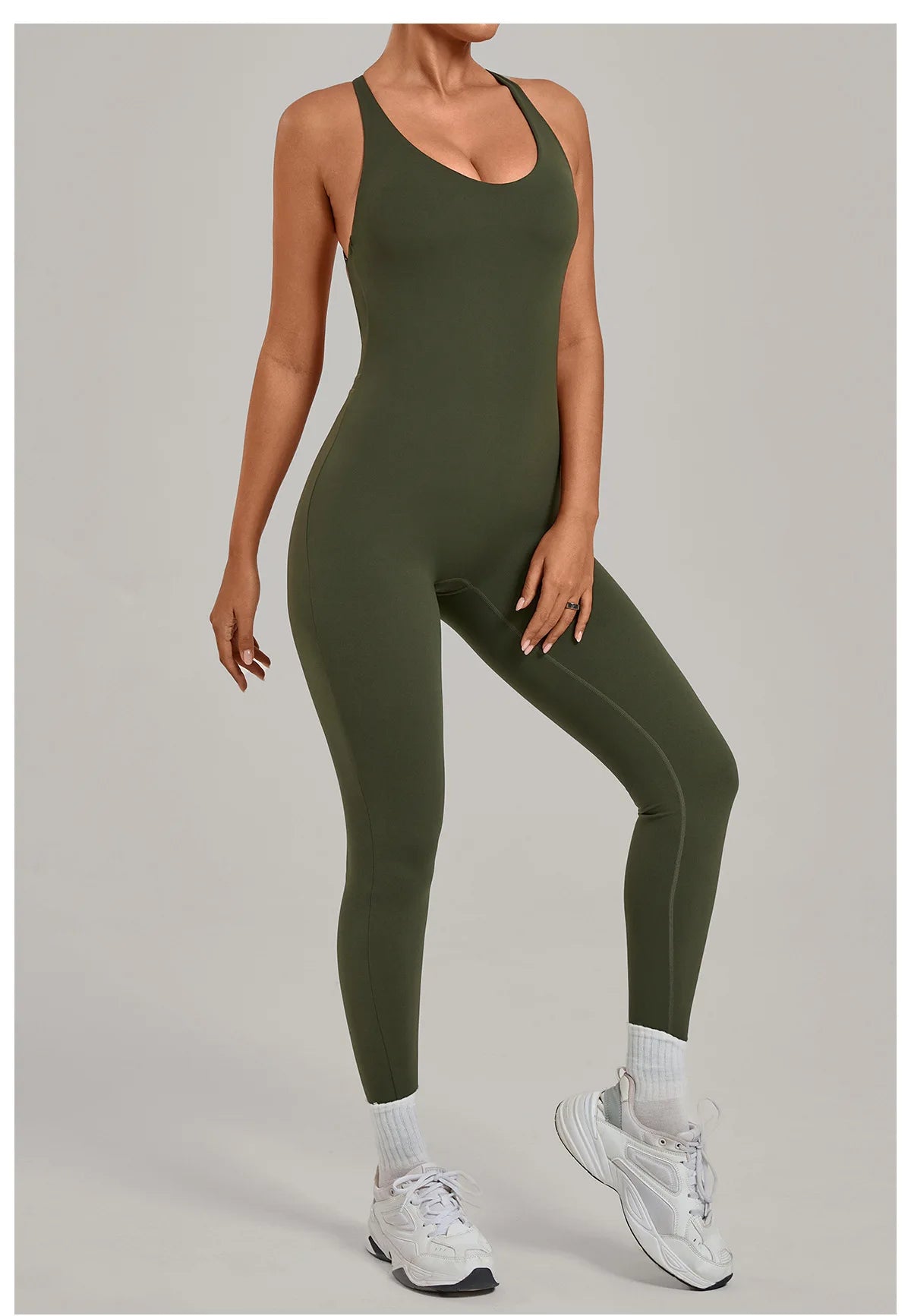 Women’s 2-Piece Gym Set – Padded Sports Bra & High-Waist Leggings Workout Outfit