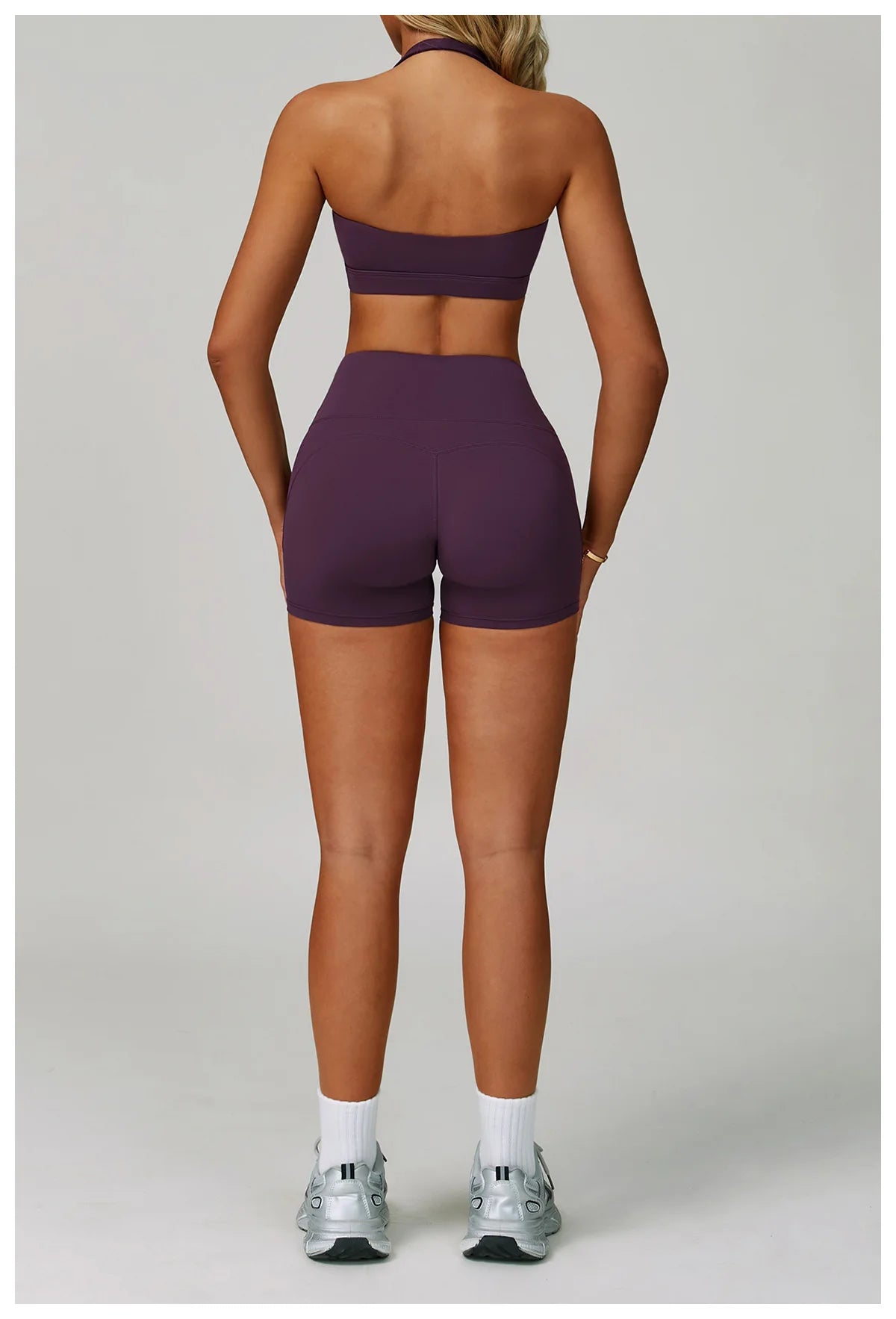Yoga Set Women's Sportswear Yoga Suit Sports Top High Waist Leggings Two Piece Workout Clothes Fitness Gym Sets Athletic Wear