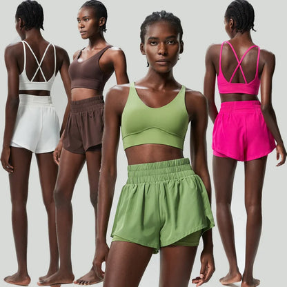 Women’s High Performance Sportswear Set – Tennis & Fitness Clothing