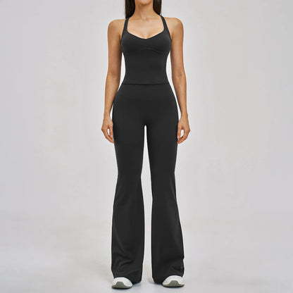 Women’s 2PCS Yoga Set – High Waist Leggings & Sports Bra Gym Workout Outfit