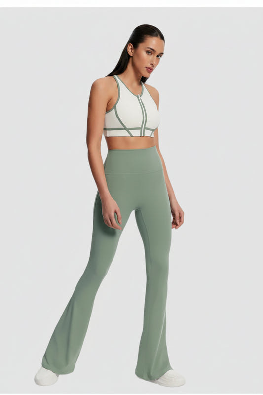 Women's Nude Feel 2-Piece Gym Set – Beauty Back Sportswear for Running & Training