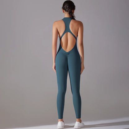 Women’s Tummy Control Push-Up Sports Bodysuit
