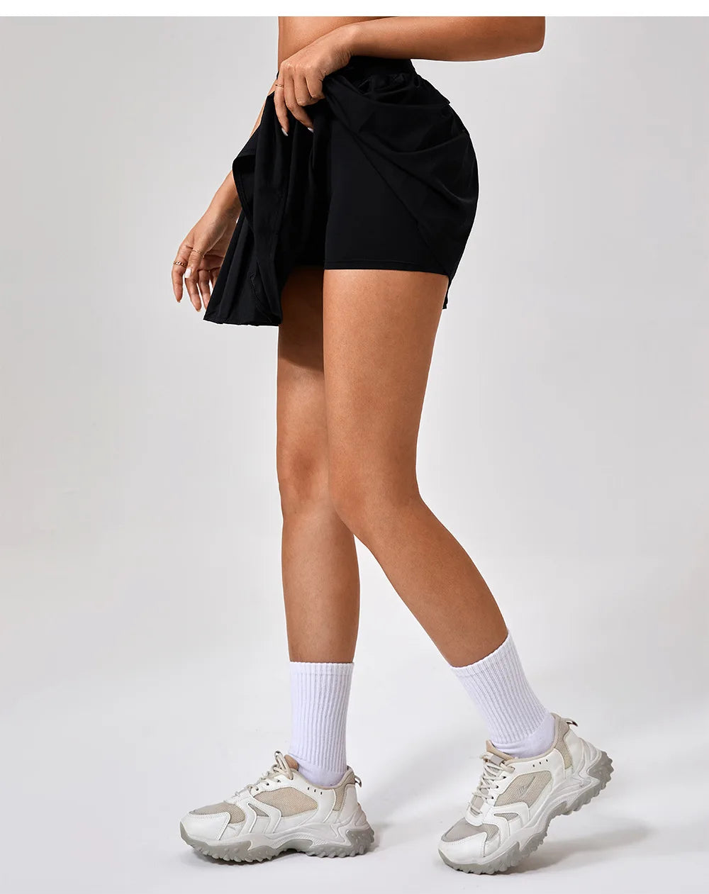 Women’s Athletic Skort – High Waist Slim Fit Golf, Tennis & Workout Skirt